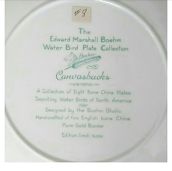 Edward Marshall Boehm Limited Edition Plate - Picture 3 of 5